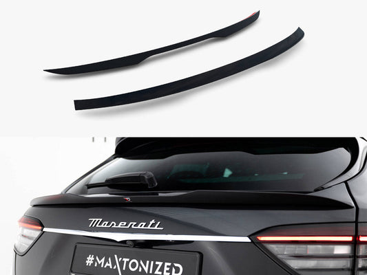 Maxton Design - Lower Spoiler CAP Maserati Levante GT Mk1 Facelift