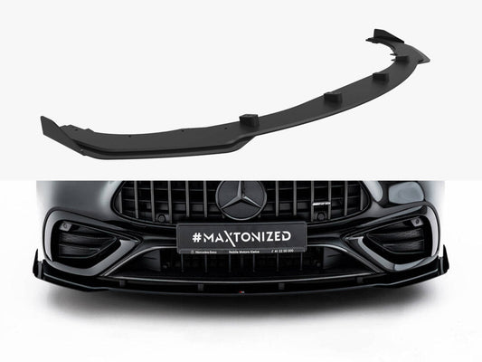 Maxton Design - Street PRO Front Splitter + Flaps Mercedes-AMG CLE 53 C236