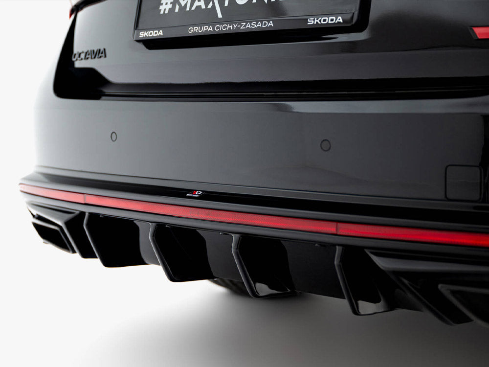 Maxton Design - Rear Valance Skoda Octavia RS Liftback / Estate Mk4 Facelift