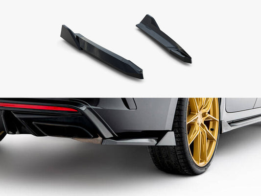 Maxton Design - Rear Side Splitters V.8 Skoda Octavia RS Liftback / Estate Mk4 Facelift