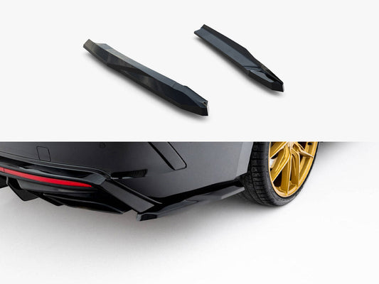 Maxton Design - Rear Side Splitters V.7 Skoda Octavia RS Liftback / Estate Mk4 / Mk4 Facelift