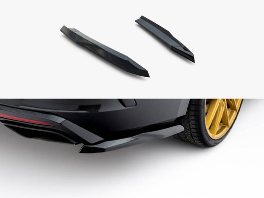Maxton Design - Rear Side Splitters V.5 Skoda Octavia RS Liftback / Estate Mk4 / Mk4 Facelift