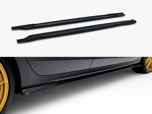 Maxton Design - Side Skirts Diffusers V.1 Skoda Octavia RS Liftback / Estate Mk 4 Facelift