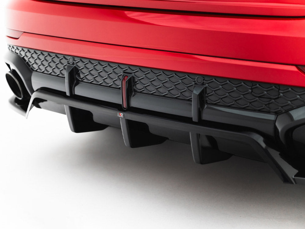 Maxton Design - Rear Splitter (Vertical Bars) Audi RSQ8 Mk1 Facelift