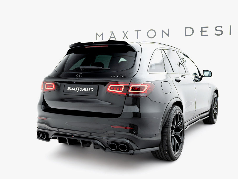 Maxton Design - Rear Splitter (Vertical Bars) Mercedes-AMG GLC 43 SUV X253 Facelift