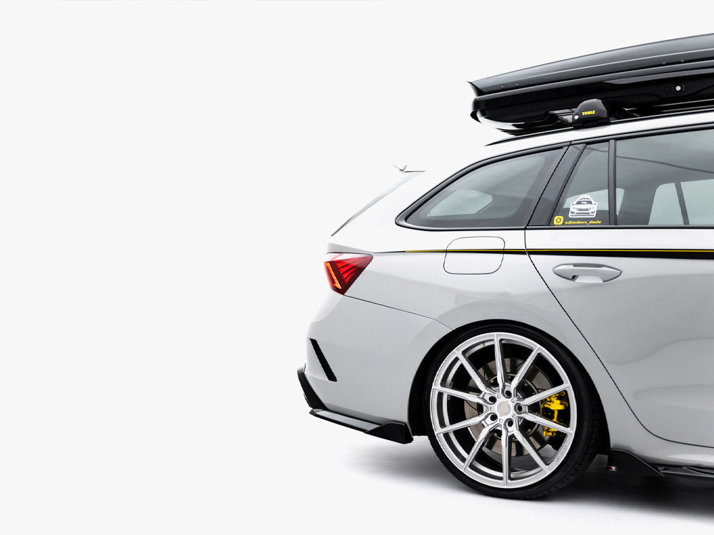 Maxton Design - Rear Side Splitters V.8 Skoda Octavia RS Liftback / Estate Mk4