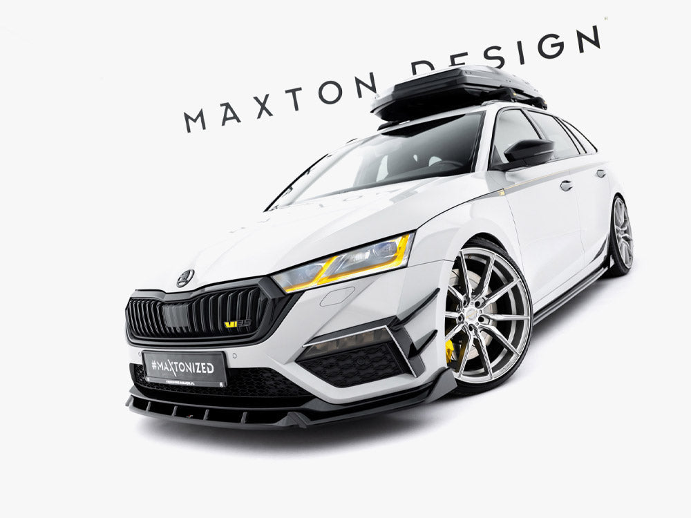 Maxton Design - Front Splitter V.5 Skoda Octavia RS Mk4