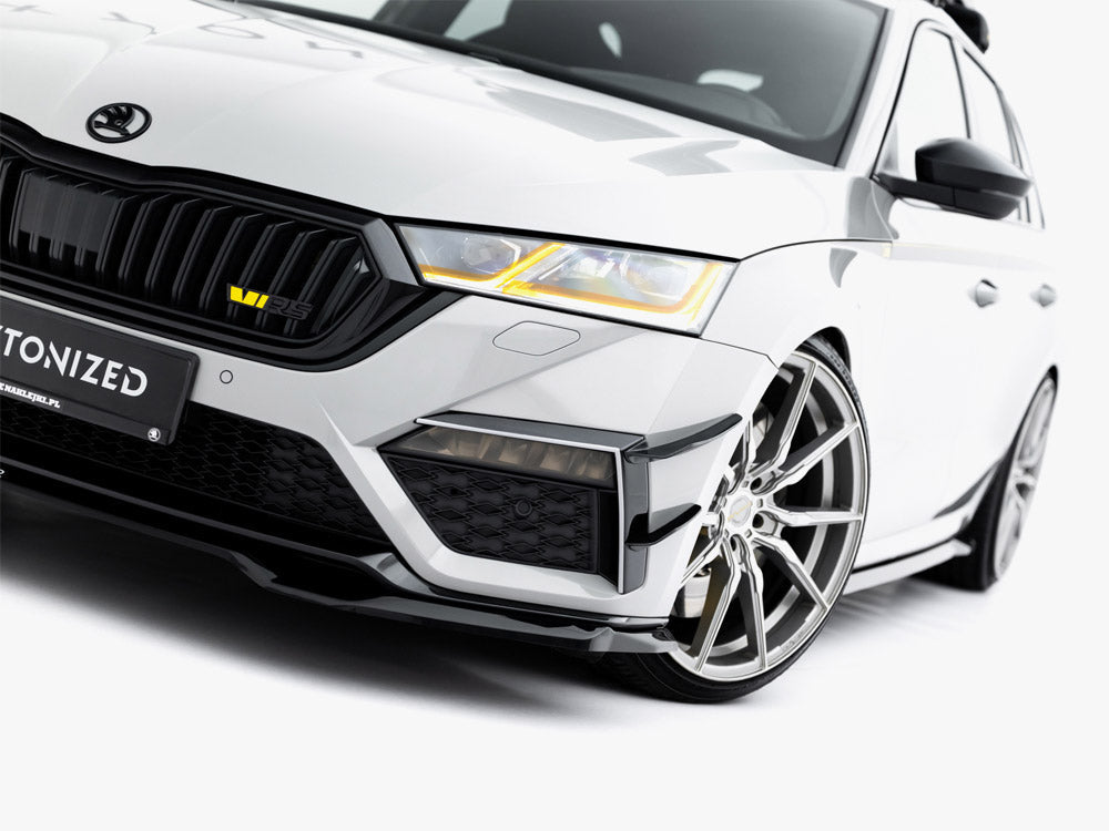 Maxton Design - Front Splitter V.4 Skoda Octavia RS Mk 4