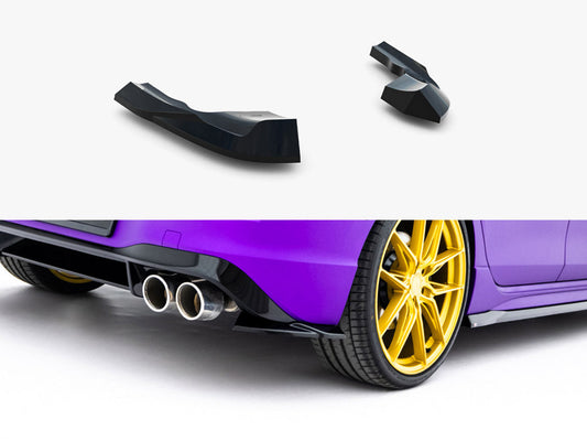 Maxton Design - Rear Side Splitters V.8 Volkswagen Golf R Mk8 / Mk8 Facelift