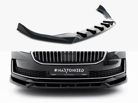 Maxton Design - Front Splitter V.2 Skoda Superb Mk4