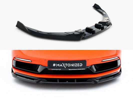 Maxton Design - Front Splitter V.3 Porsche 718 Cayman GTS 982c