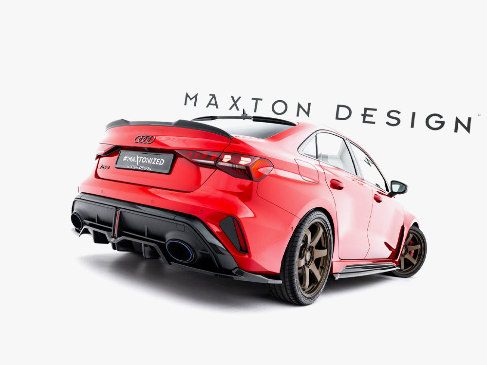 Maxton Design - Rear Splitter (Vertical Bars) V.1 Audi RS3 Sedan 8Y Facelift