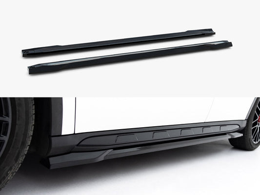 Maxton Design - Side Skirts Diffusers Mercedes-Benz GLA 45 AMG X156 Facelift