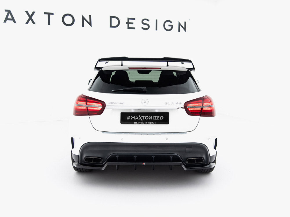 Maxton Design - Rear Splitter (Vertical Bars) Mercedes-Benz GLA 45 AMG X156 Facelift