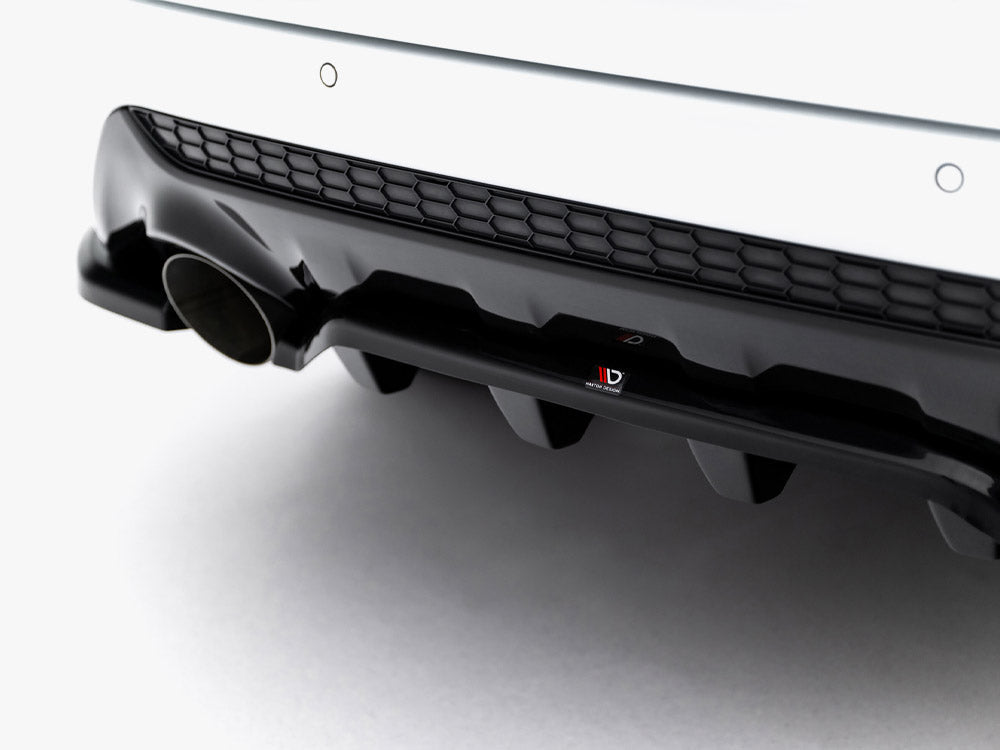 Maxton Design - Central Rear Splitter (Vertical Bars) Ford Kuga ST-Line Mk2 Facelift
