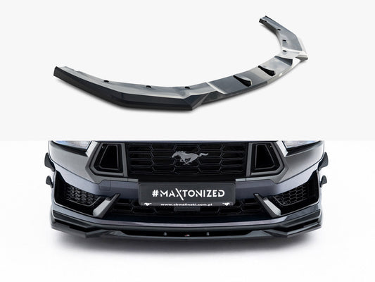 Maxton Design - Front Splitter V.2 Ford Mustang Dark Horse Mk7