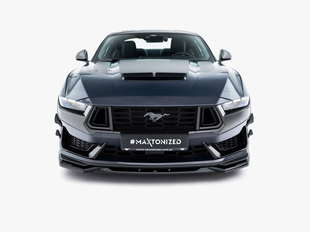 Maxton Design - Front Splitter V.2 Ford Mustang Dark Horse Mk7