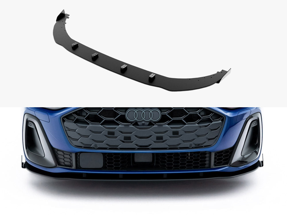 Maxton Design - Street PRO Front Splitter + Flaps Audi A5 S-Line / S5 Sedan / Avant B10