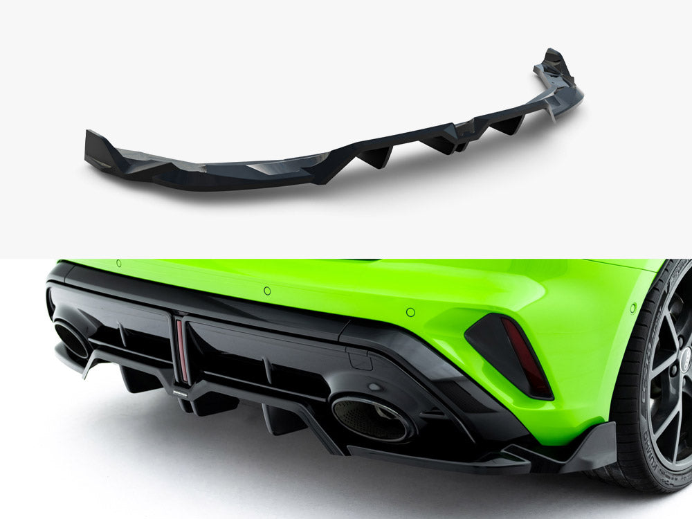 Maxton Design - Rear Splitter (Vertical Bars) V.3 Audi RS3 Sportback 8Y Facelift