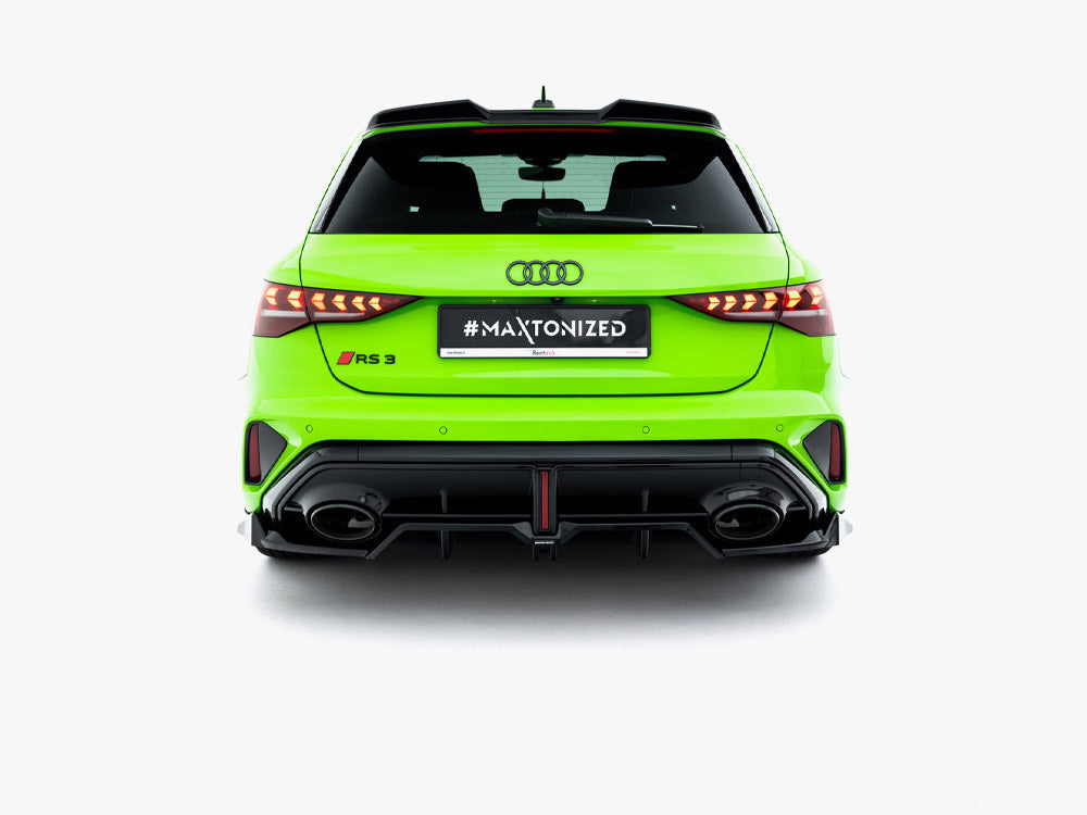Maxton Design - Rear Splitter (Vertical Bars) V.1 Audi RS3 Sportback 8Y Facelift