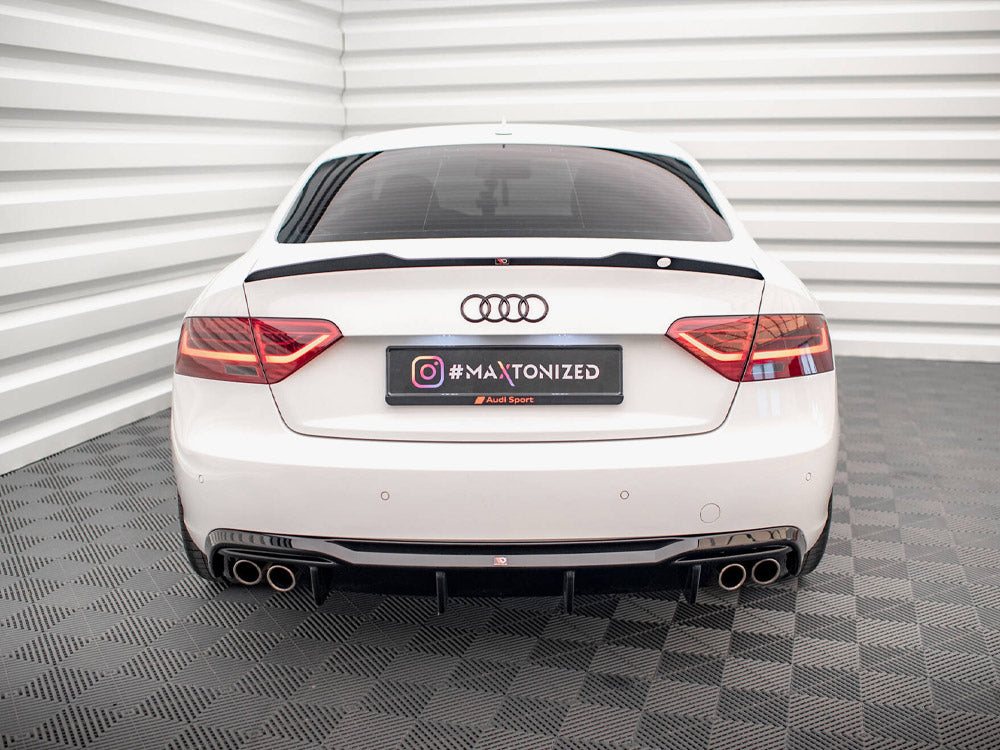 Maxton Design - Rear Valance Audi A5 Sportback 8T Facelift (Version with dual exhausts on both sides)