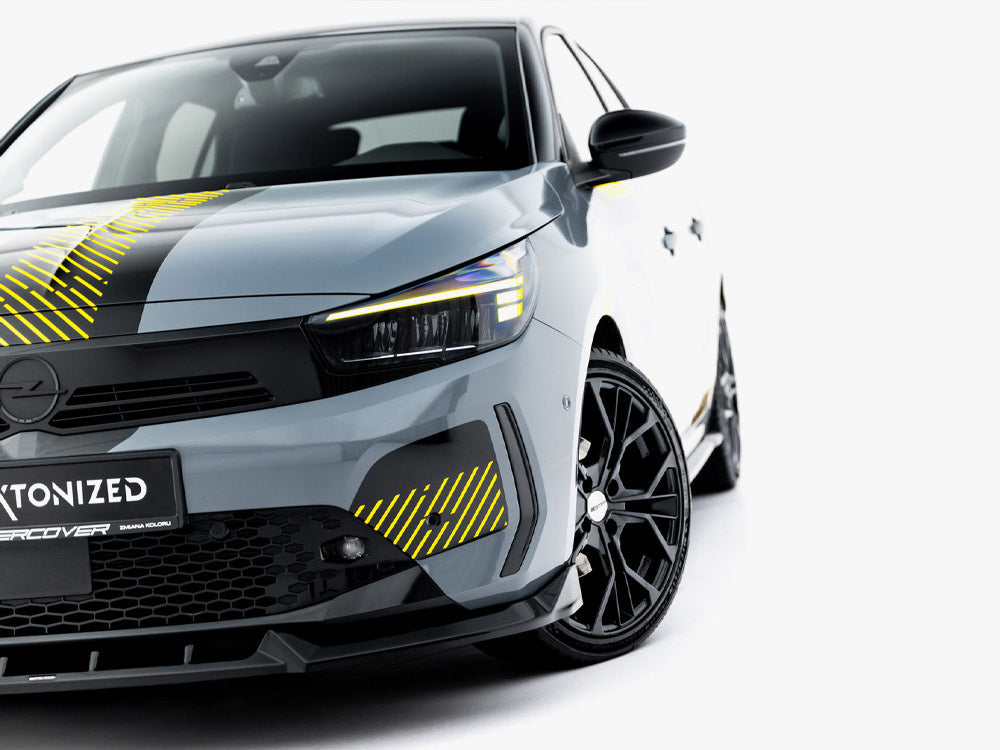 Maxton Design - Front Splitter Vauxhall / Opel Corsa F Facelift (Mk6 Facelift)