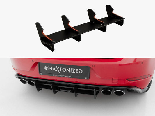 Maxton Design - Rear Diffuser Volkswagen Golf R Mk7 Facelift
