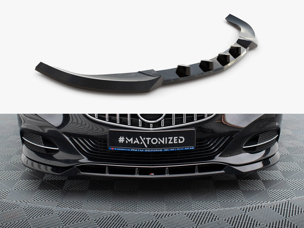 Maxton Design - FRONT SPLITTER MERCEDES E63 AMG SEDAN W212 FACELIFT