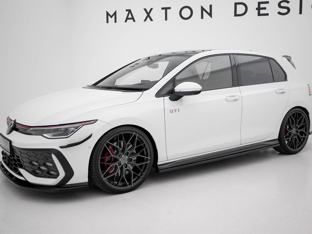 Maxton Design - Side Skirts Diffusers V.4 Volkswagen Golf GTI / GTE / GTI Clubsport / R-Line Mk8
