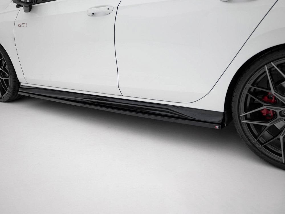 Maxton Design - Side Skirts Diffusers V.4 Volkswagen Golf GTI / GTE / GTI Clubsport / R-Line Mk8