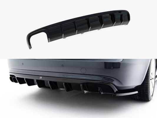 Maxton Design - Aftermarket  Rear Valance Audi A4 B8 Facelift (Single side dual exhaust version)