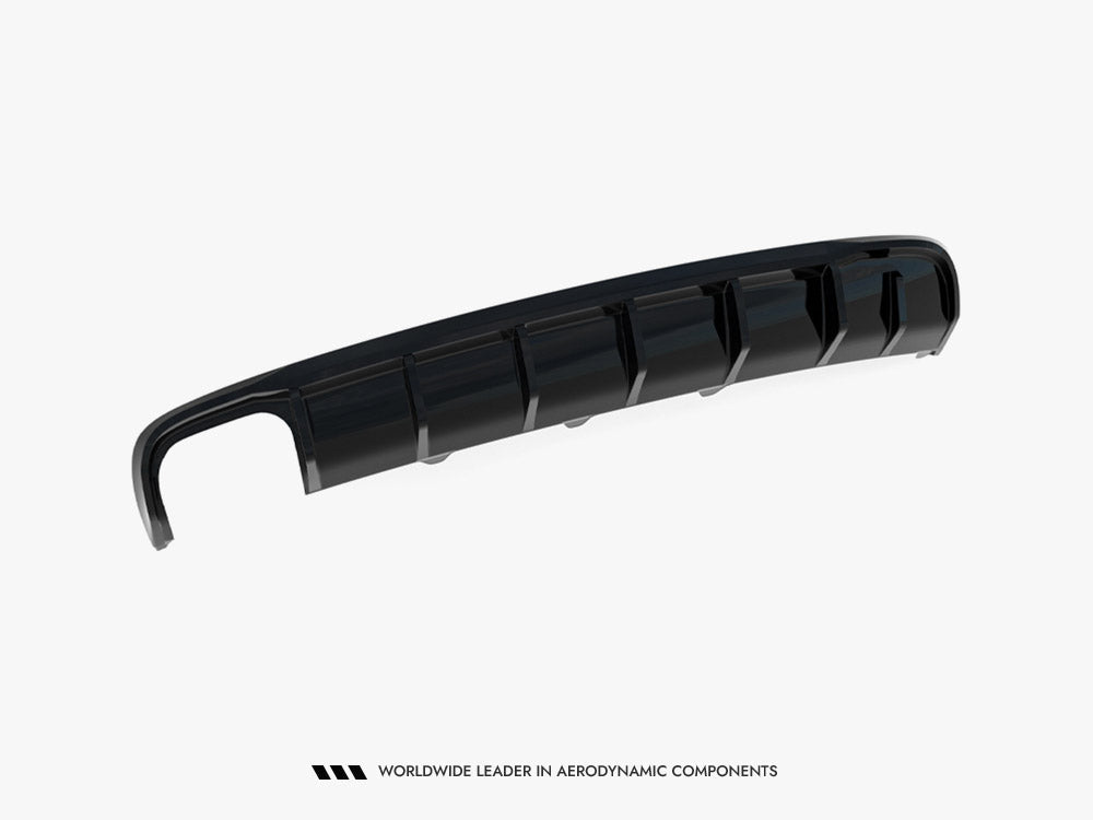 Maxton Design - Aftermarket  Rear Valance Audi A4 B8 Facelift (Single side dual exhaust version)