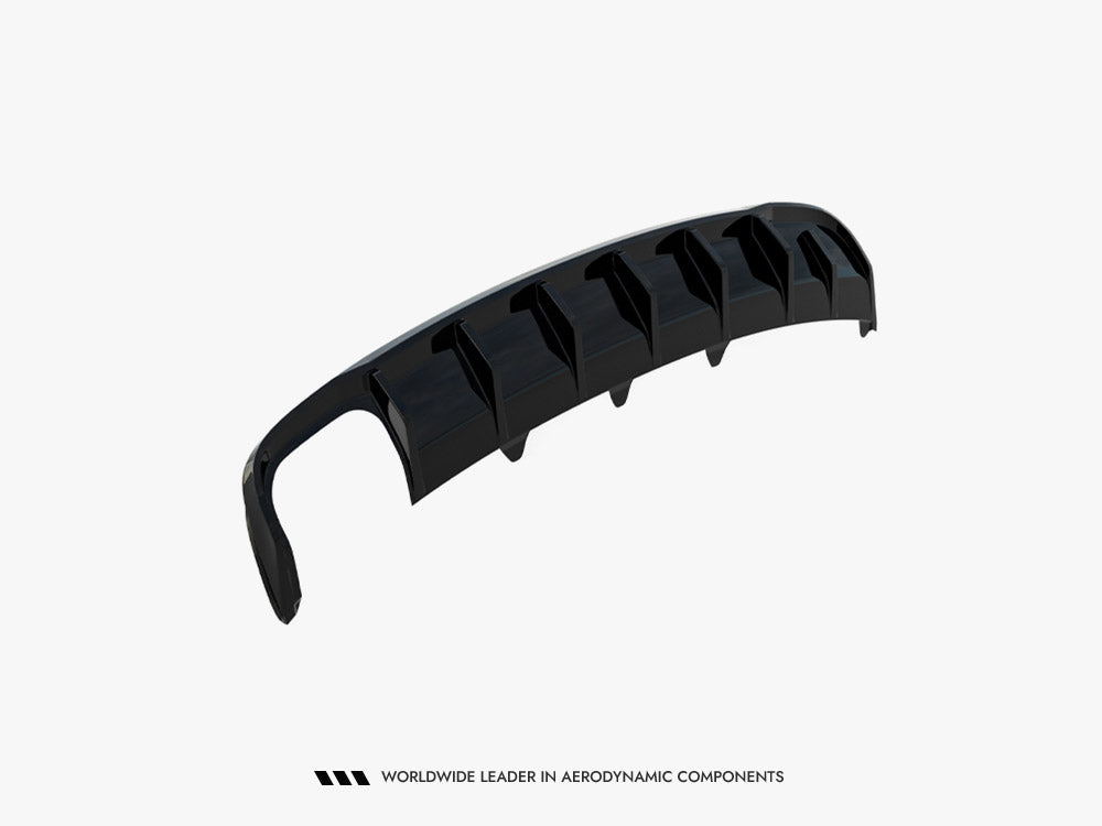 Maxton Design - Aftermarket  Rear Valance Audi A4 B8 Facelift (Single side dual exhaust version)