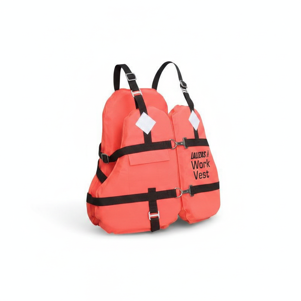 Work LifeVest 50N ISO 12402-5 Adult  >40kg Orange Buoyancy Aid