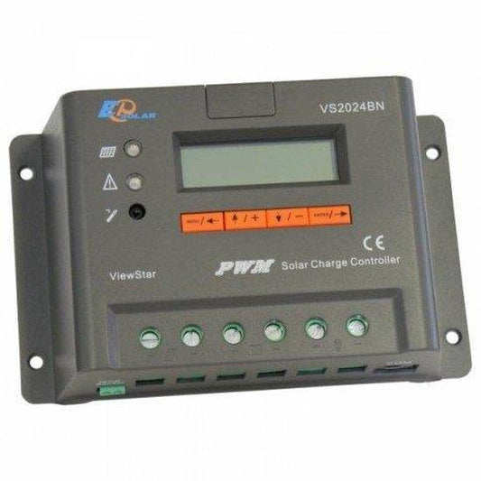20A PWM Solar Charge Controller 12/24V LCD | 4Boats