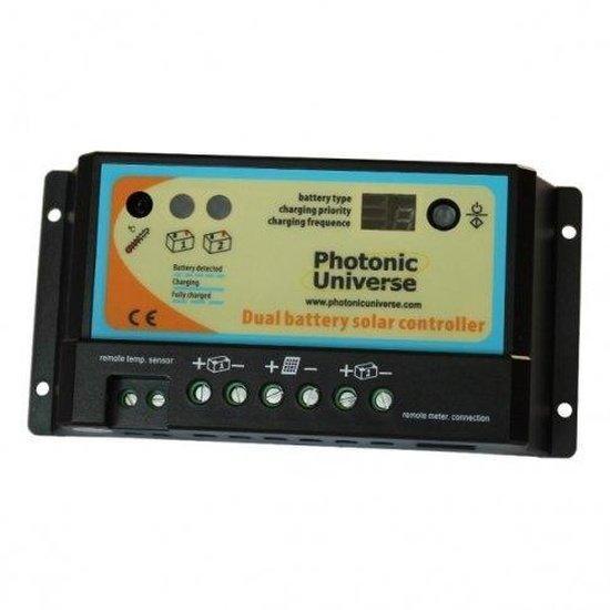 20A PWM Dual-Battery Solar Charge Controller 12V/24V | 4Boats