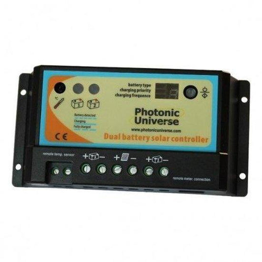 20A PWM Dual-Battery Solar Charge Controller 12V/24V | 4Boats