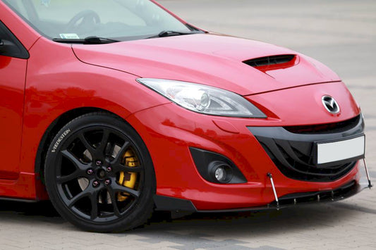 Maxton Design - FRONT RACING SPLITTER MAZDA 3 MK2 MPS