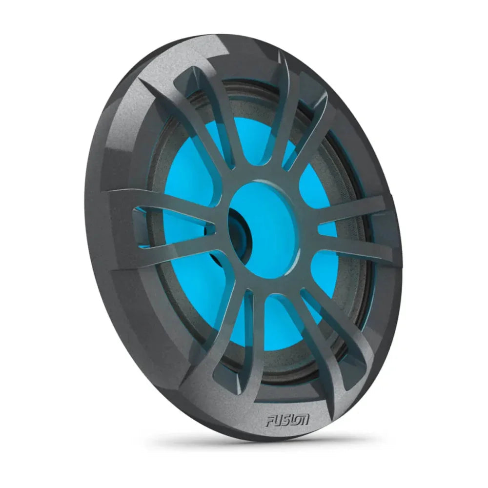 Fusion EL-FL651SPG 6.5" Marine LED Speakers 80W Shallow Mount Sports Grey Pair