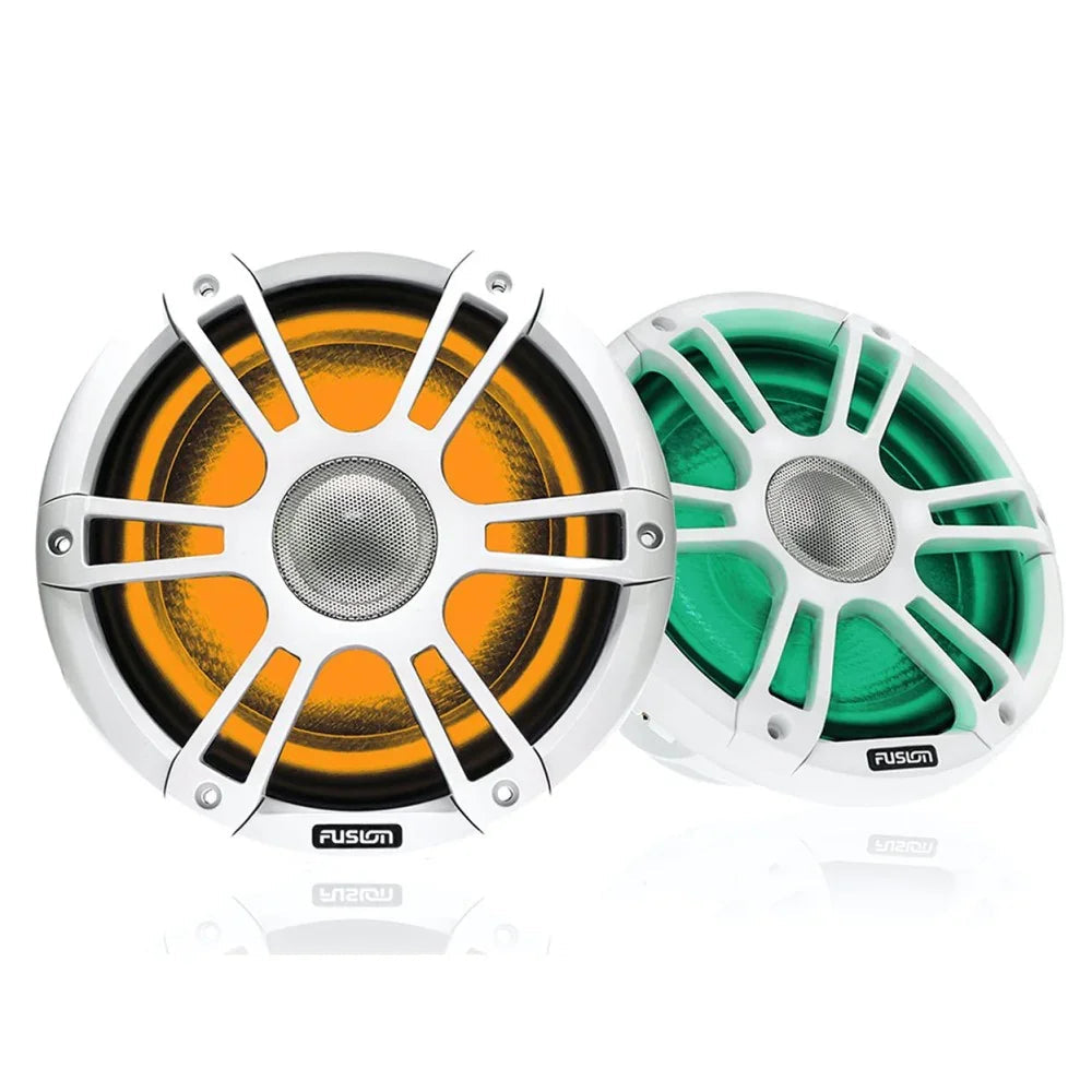 Fusion SG-FL772SPW 7.7" 280W CRGBW LED Marine Speakers Signature Series 3 White