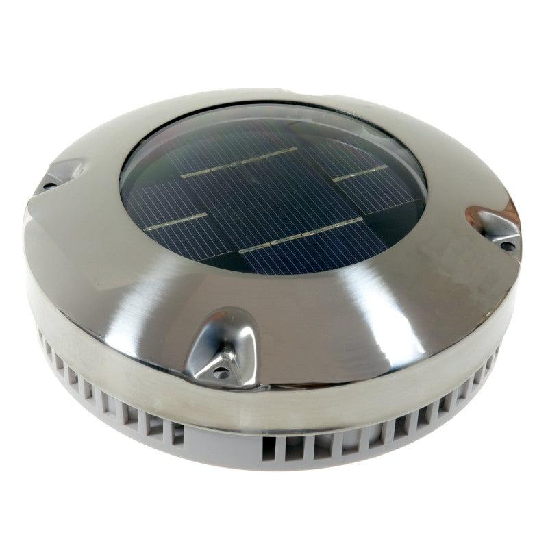 24‑Hour Solar & Battery Vent Ø 200 mm Inox Cover | 4Boats