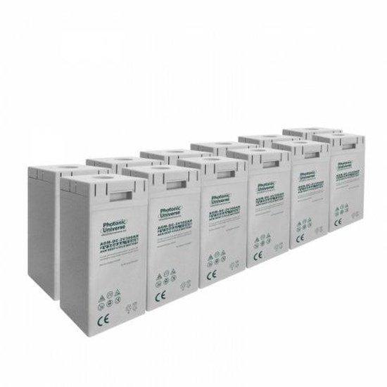 24V 300Ah AGM Battery Bank (12 × 2V) | 4Boats