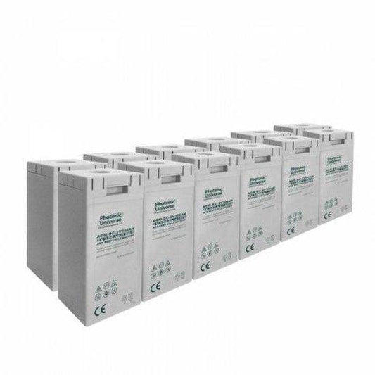 24V 300Ah AGM Battery Bank (12 × 2V) | 4Boats