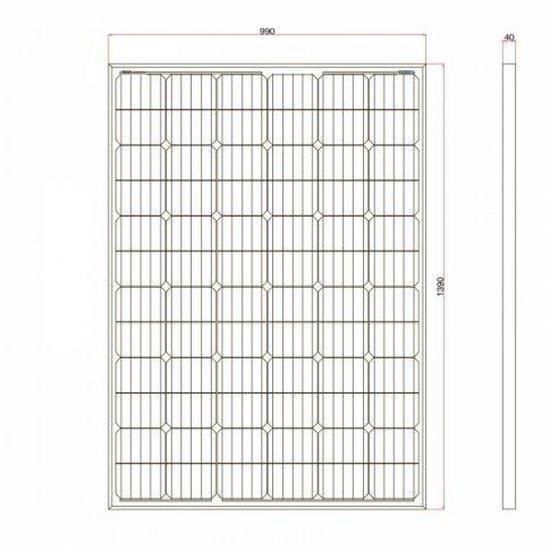 250W 12V Solar Kit, 20A PWM + 2×5m Cables | 4Boats