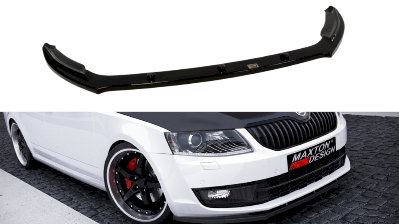 Maxton Design - FRONT SPLITTER V.2 SKODA OCTAVIA III
