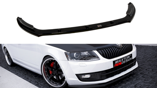 Maxton Design - FRONT SPLITTER V.2 SKODA OCTAVIA III