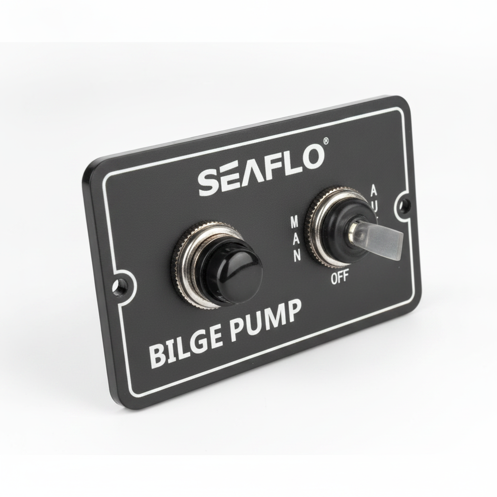 SEAFLO Bilge 3-Way Bilge Switch Panel 12V/24V | 4Boats