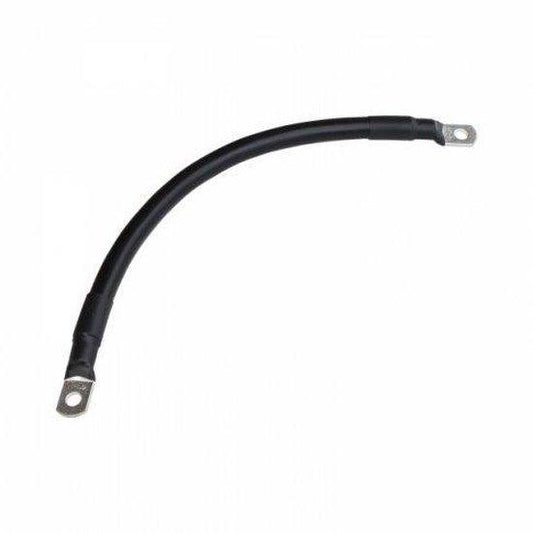 30cm 50mm² heavy-duty black battery cable link with eyelets | 4Boats