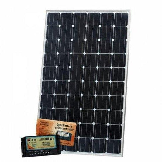 Photonic Universe 320W 12V dual-battery kit, 20A controller | 4Boats