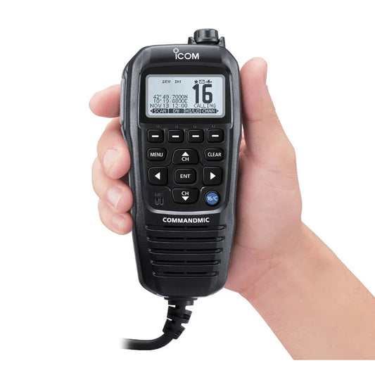 Icom HM-195G CommandMic IV Black Remote Mic for IC-M423GE M400BB M506 M510
